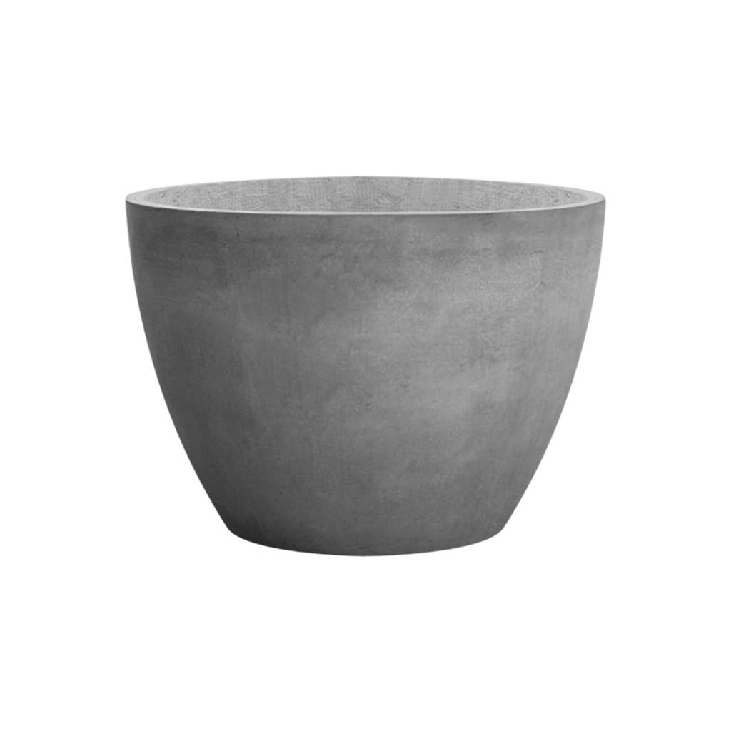 GELASIGE Flower Pots Creative Pottery Pot Gardening Pastoral Green Plant Potted Succulent Desktop Balcony Office Home Cement Pot Outdoor Flower Pots(B)