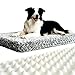 NWIWI Orthopädisches Hundebett 105x70x8cm Mittelgroß Hunde Waschbar Hundedecke Memory Foam Katzenbett Hundebett Hundekissen Grosse Hunde Anti-Rutschboden Hundematte-Gray