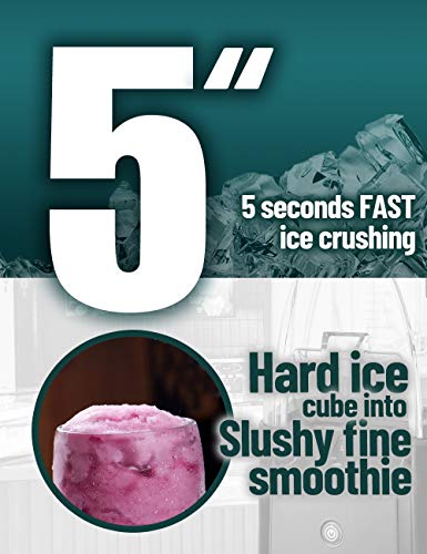 Wantjoin Professional Commercial Blender With Shield Quiet Sound Enclosure 2200W Industries Strong And Quiet Professional-Grade Power, Self-Cleaning, Black #TOP5