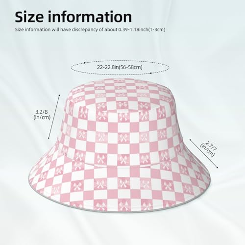 Image of Bucket Hat Double-Side-Wear Reversible Sun Hat Beach Travel Hiking for Women Men