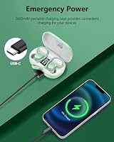 Bluetooth Kopfhörer, 2026 In Ear Kopfhörer Kabellos Bluetooth 5.3 Kabellose Kopfhörer mit 4 Mic, Kabellose Kopfhörer 128 Std ENC Noise Cancelling Earbuds Tiefer Bass, IP7 Wasserdicht Ohrhörer – Ansicht 6