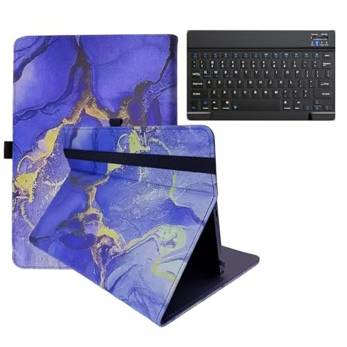 OUKITEL RT9 �P�[�X OUKITEL RT9 �L�[�{�[�h 9�`11�C���`�^�u���b�g�ʗp�J�o�[ Bluetooth�L�[�{�[�h�t���P�[�X �������L�[�{�[�h �X�^���h�@�\ �l���Œ� �S�ʕی� (B-�}�[�u���J���[, OUKITEL RT9)