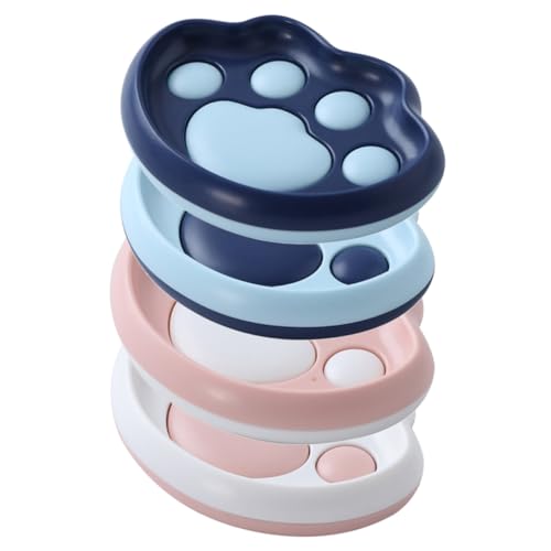 TEHAUX 4-Pack Cat Paw Self-Adhesive Soap Holder