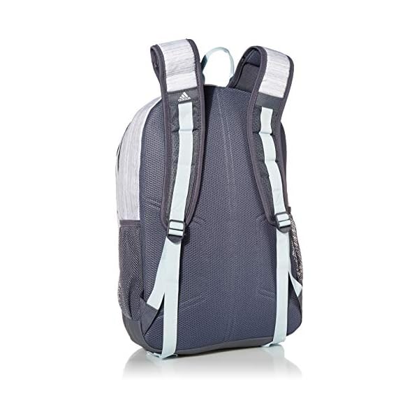 adidas Prime Backpack, Two Tone White/Onix Grey/Sky Tint Blue, One Size
