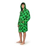 Celtic FC Men’s Hooded Fleece Dressing Gown Robe – Soft Tie Belt Bathrobe – Mens Football Gift – Sizes S-XL (UK, Alpha, XL, Regular, Regular)