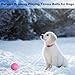 HPWFHPLF Tennis Balls, 4 Pack Advanced Practice Tennis Balls for Beginner, Training Playing Tennis Balls for Pets Dogs (Pink)