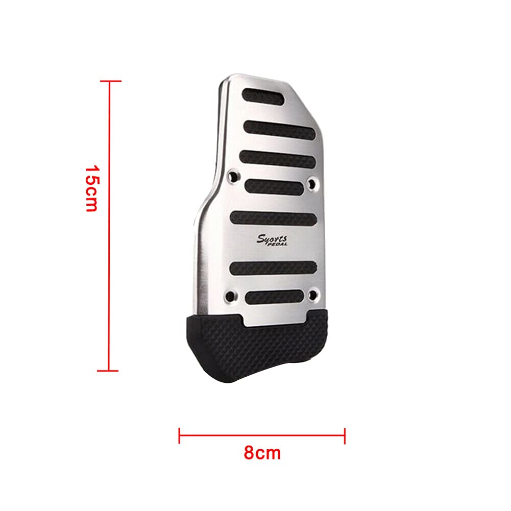Juego de 2 pedazos de acelerador de gas y pedal de freno para coche de transmisión automática universal