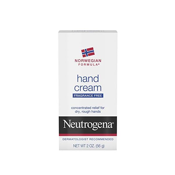 Neutrogena Norwegian Formula Moisturizing Hand Cream Formulated with Glycerin for Dry, Rough Hands, Fragrance-Free Intensive Hand Lotion, 2 oz