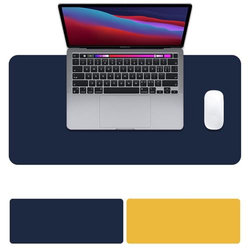 Sous-main bureau en cuir 120x60 cm idéal pour espace de télétravail et jeu