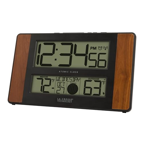 La Crosse Technology Wall/Table Clock, 6.61-inch x 11.1-inch x 1.14-inch (513-1417CH-INT) - Image 2