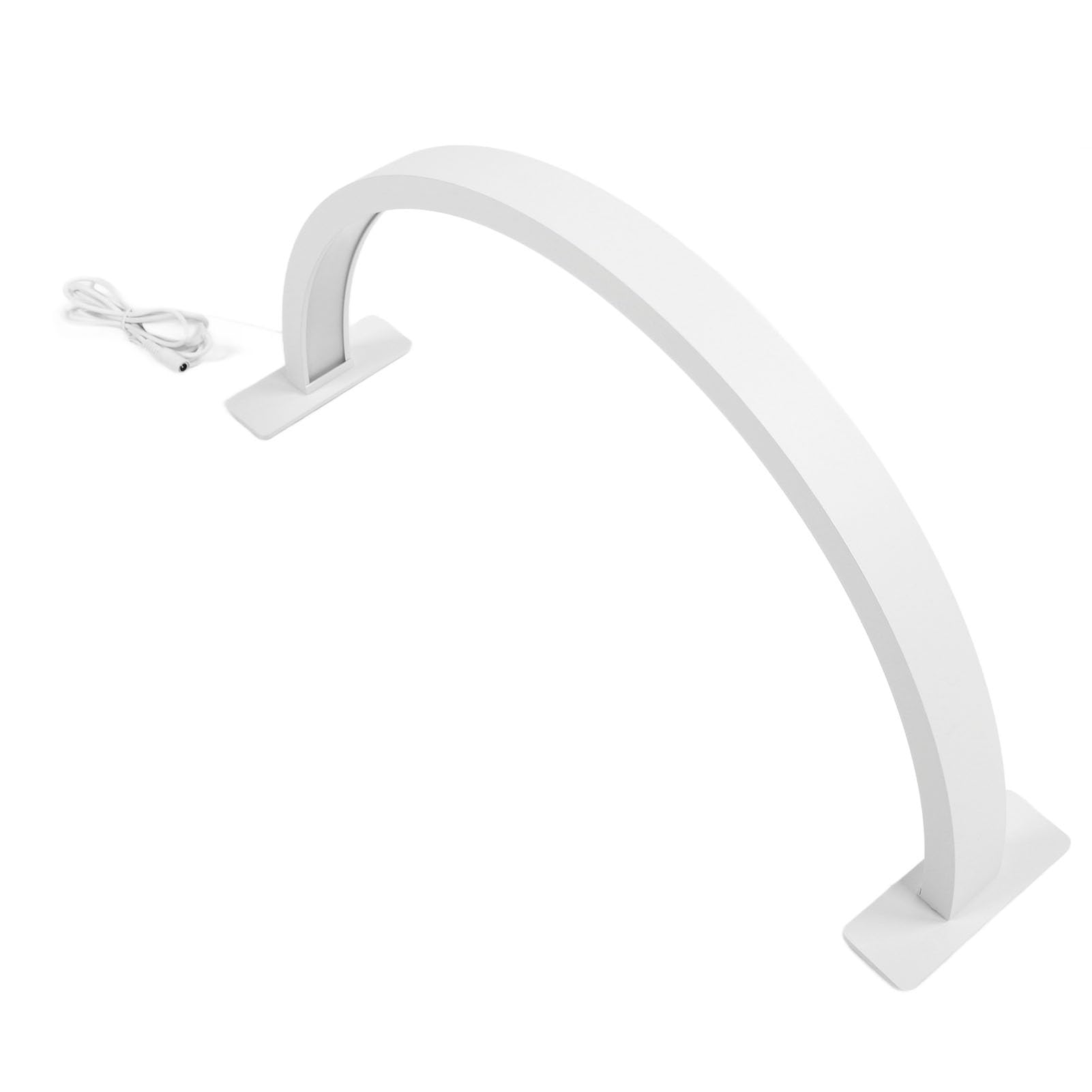 Topiky Wimpern LED Stehleuchte, Halbmondlampe für Wimpernverlängerung, 3000 K–6500 K Desktop LED Halbmondlicht, Beleuchtung für Schönheit, Hautpflege, Wimpern, Augenbrauen, Erstellung