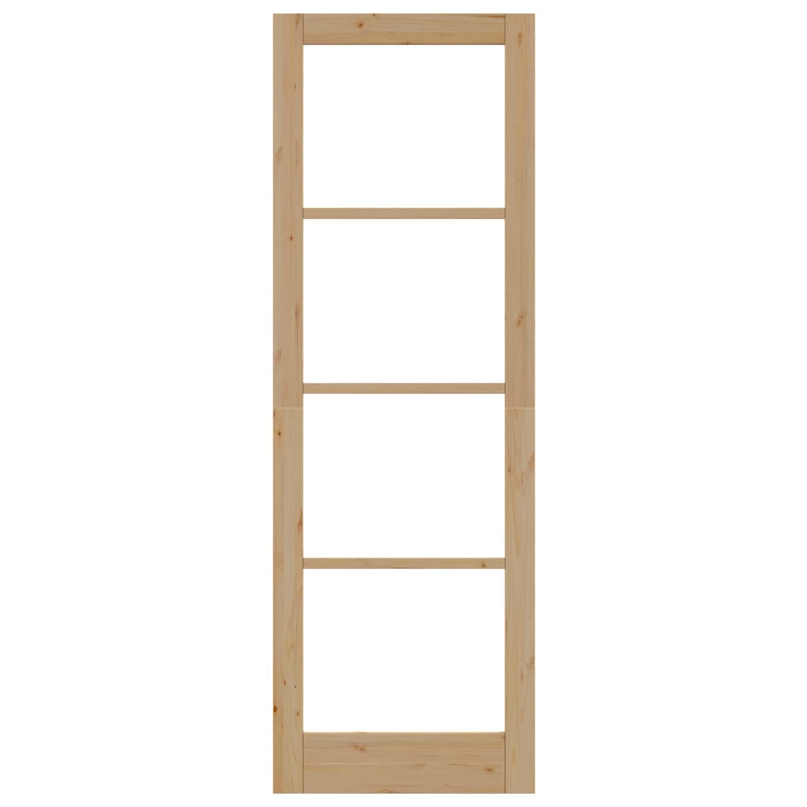 vidaXL Interior Tür ORKDAL Braun 78 x 232 cm, Stylische, minimalistische Zimmertür – perfekt für Wohnzimmer, moderne Küchen, elegantes Kiefernholz oder Glasplatte