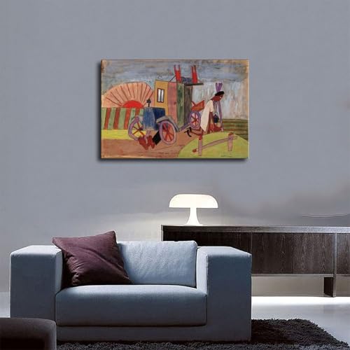 Impression sur toile Breakdown décoration murale bureau cadre suspendu