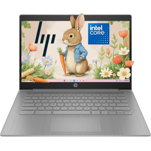 Image of HP Laptop 14 inch Chromebook, Intel Celeron N4500 CPU, 4GB RAM, 64GB eMMC