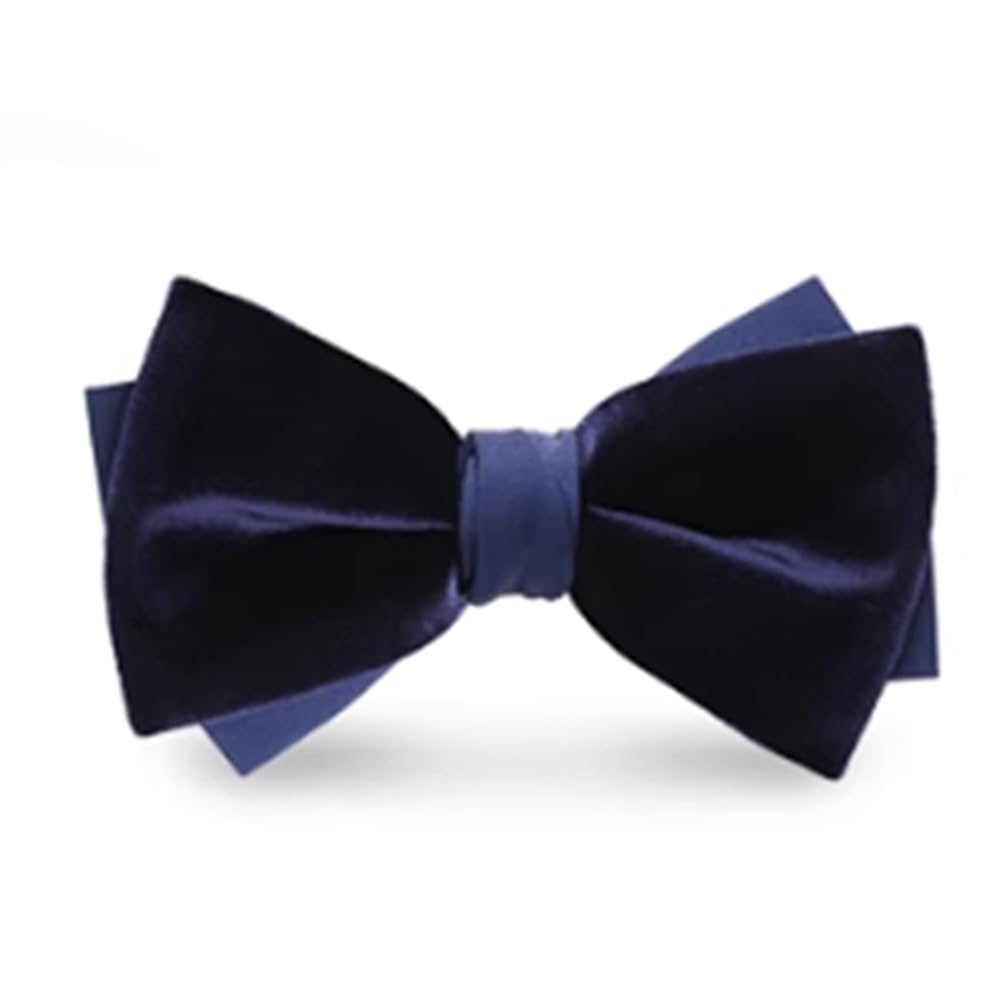 Papillon da uomo Papillon da uomo, camicia da completo, papillon(Blu)