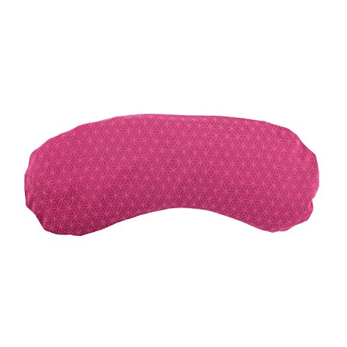 Bodhi - Cojín para Ojos de algodón con diseño Impreso, Relleno de Semillas de Lino orgánico y...