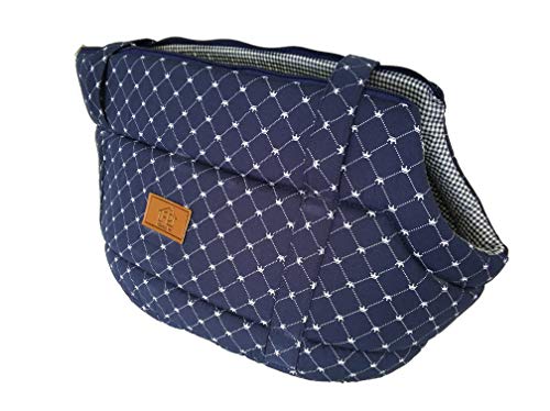 Fábrica Pet Coroa Bolsa de Transporte, Marinho, Médio