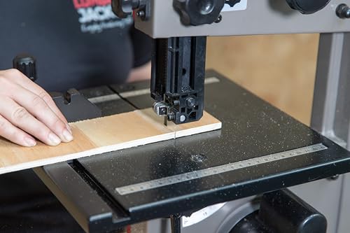 LUMBER JACK 8" PRO Series Bench Top Bandsaw, Precision Cutting, 85mm Height, 200mm Throat, 45° Bevel, Steel Table, Dust Extraction Port, Quick-Adjust Rip Fence & Mitre Gauge for Woodworking 8 LUMBER JACK 8" PRO Series Bench Top Bandsaw, Precision Cutting, 85mm Height, 200mm Throat, 45° Bevel, Steel Table, Dust Extraction Port, Quick-Adjust Rip Fence & Mitre Gauge for Woodworking - Image 8
