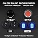 DaierTek 12V Waterproof Round Rocker Switch Blue LED Lighted [UL Listed] ON Off 3 Pin 12 Volt 20A Weatherproof Illuminated Toggle for Marine Car RV Truck -5Pack