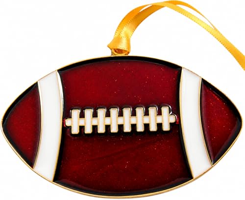 Football Christmas Ornament for Tree 4 Inch Sports