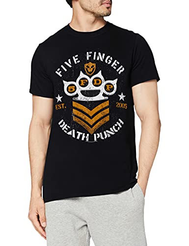 T-Shirt # L Black Unisex # Chevron