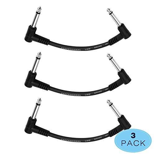 Reviews for Donner 6 Inch Guitar Effect Pedal Patch Cables Black