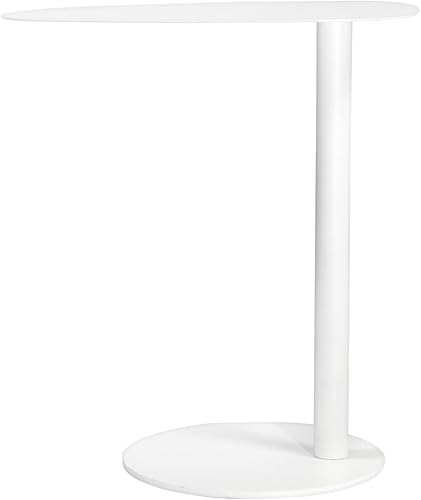 Miniatura 9 de Mesa auxiliar de mesa C, mesa auxiliar de metal para sofá, mesa auxiliar decorativa, impermeable y antioxidante, mesa de aperitivos para exteriores