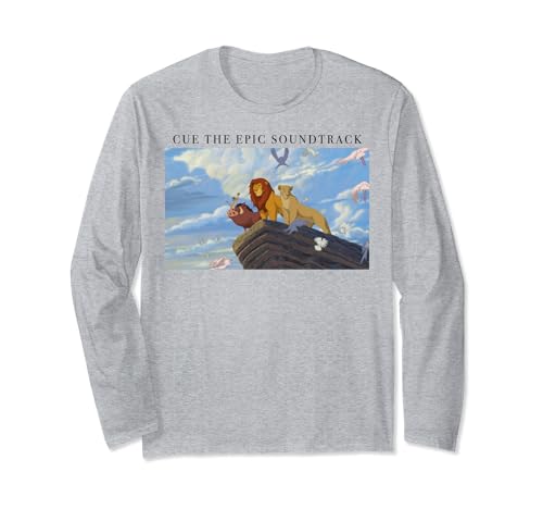 T-shirt Roi Lion manches longues pour vos soirées cinéma Disney