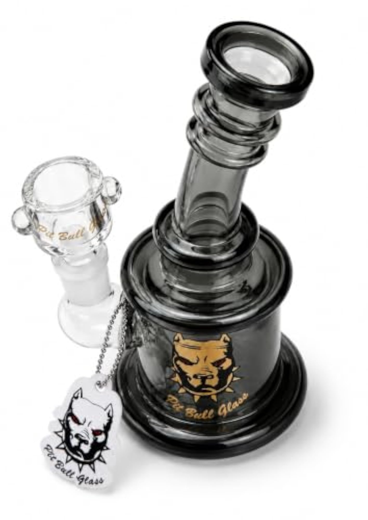 5 Inch Compact Borosilicate Hookah with Bent Neck