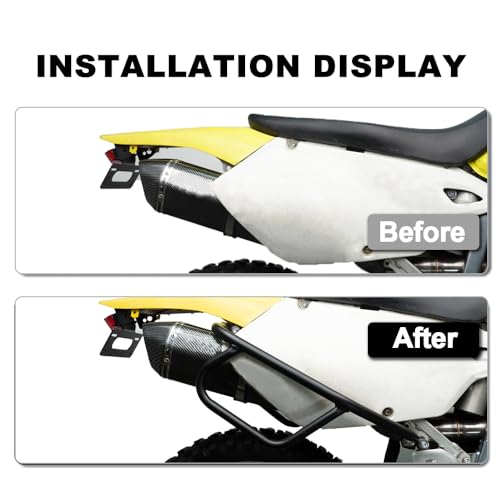 Barras de protección laterales para moto DRZ400 2003-2024 miniatura 3
