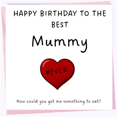 Birthday Card Best Mummy Ever From Daughter & Son Happy Birthday Mummy 150mm x 150mm