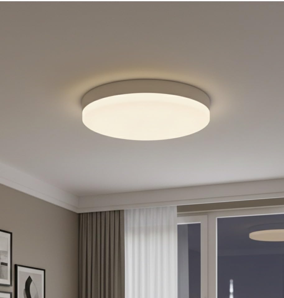 60W LED Mounted Ceiling Light, Warm White 3000K, 220-240V, Non-Dimmable Indoor Light