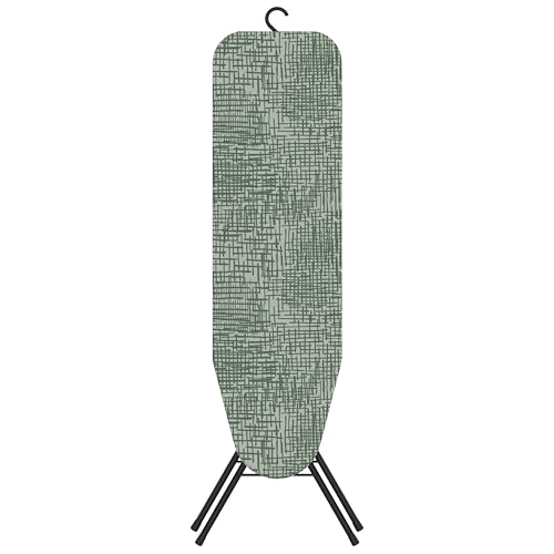 Rörets Planche à Repasser Vapeur Pulse Black - Rembourrage Extra - sous-Couche et Housse Extra épaisses - Design ingénieux breveté - Surface de Repassage 32 x 108 cm