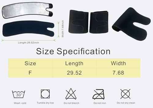 sauna leg sleeves 2-pack adjustable thigh wraps for women amp mensweat thigh trimmer slimming workout gear fat burn