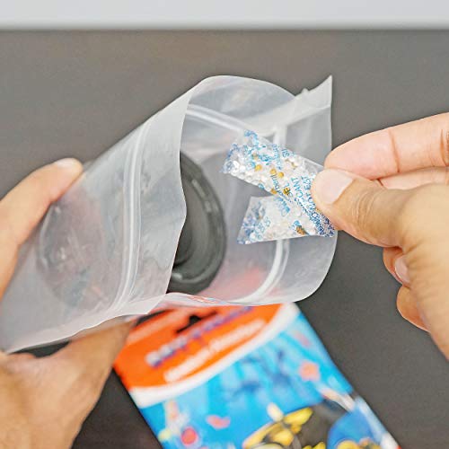 Dry-Packs 2Gm Scuba And Camera Moisture Absorbing Silica Gel Indicating Packet, Cranberry #TOP5