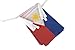 Philippines Flag,TSMD 100 Feet Filipino Flag 76Pcs National Country World Pennant Flags Banner,Party Decorations For Grand Opening,Olympics,School Sports Events,Bar,International Festival Celebration
