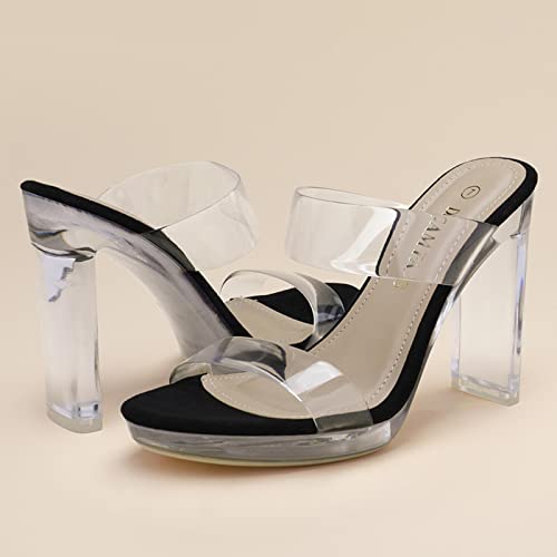 Sandales en cristal à talons hauts blancs pointure 41 - 6