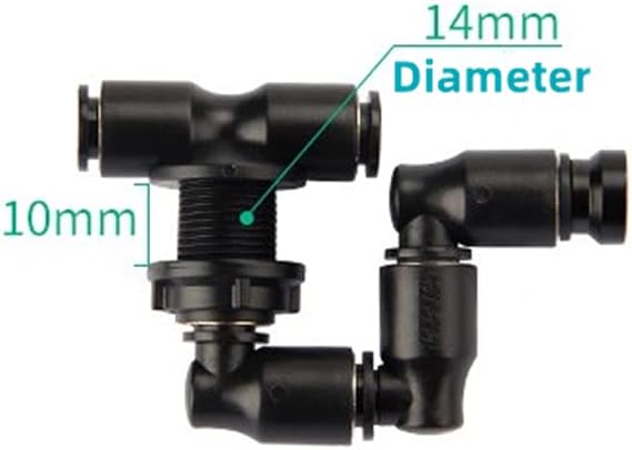 Reptiles Fogger Mist Sprinkler, 360Adjustable Double Head Reptiles Fogger Mist Sprinkler for Rainforest Amphibians Plants Flowers