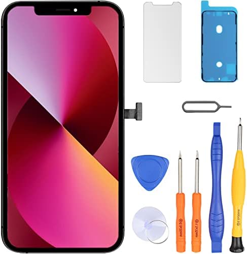 LL TRADER Screen Replacement for iPhone 11 LCD Touch Digitizer 6.1 Full Display Assembly and Repair Tools Black