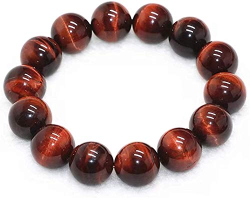 Bracelet œil de tigre rouge véritable et pierres œil de chat haut de gamme 10-20mm