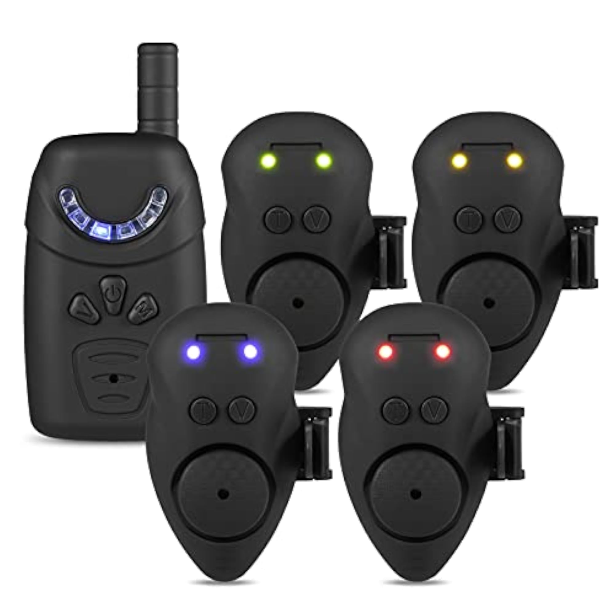 Fishing Bait Alarm Set with Portable Case, Complete Kit