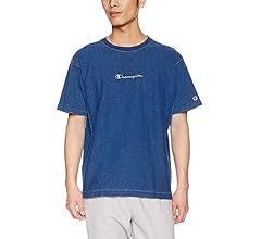 Amazon | [チャンピオン] Tシャツ 半袖 綿100% 9.4oz インディゴ糸