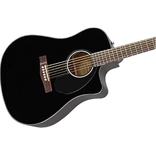 Fender CD-60Sce Dreadnought, Touche De Noyer, Noir 0970113006 - Les Beatles, Paul McCartney, John Lennon, RIngo Starr, George Harrison Fender CD-60Sce Dreadnought, Touche De Noyer, Noir 0970113006 – Image 5