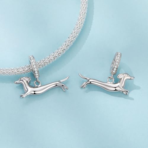 Image of MUNDELL Conch Bead Charm Dachshund Dala Horse Pendant Charm Bird Sun Charm for Original Charm Bracelet or Bangle