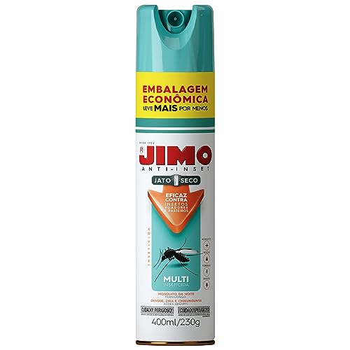 Jimo Anti Inset Jato Seco Eficaz Contra Mosquito Moscas Baratas e Formigas Insetos Voadores e Rastei