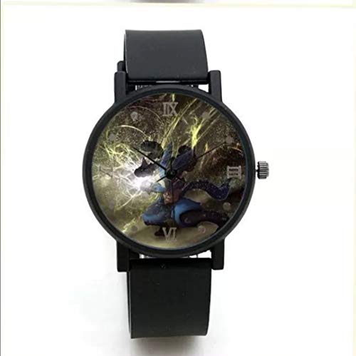Preisvergleich Produktbild LINJIA Pokemon Uhr Quarzuhr Pikachu Taschenmonster Pokemon Pikachu Anime Cartoon Uhr