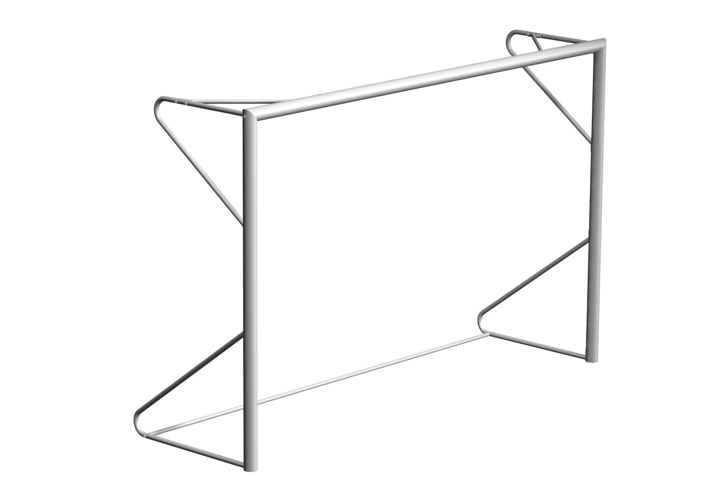 PORTA CALCETTO- dimensioni 4 x 2m - ACCIAIO VERNICIATO- tubo 80mm **a norma UNI-EN 748**