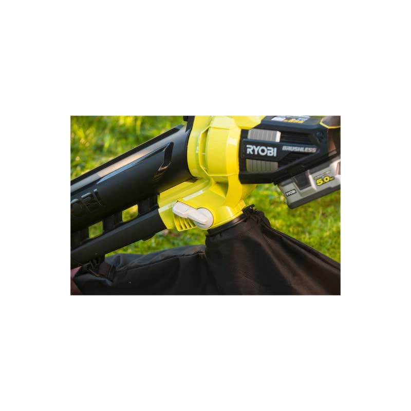 Lote Ryobi Soplador Aspiro-Broyeur OBV18-18V OnePlus Brushless – 1 batería de 2,0 Ah – 1 cargador rápido