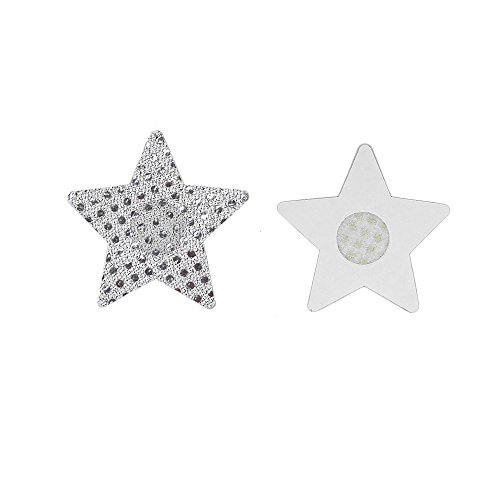 Ypser 5 Pairs Stars Breast Petals Multi Colors Nipple Cover Disposable Satin Pasties #TOP1