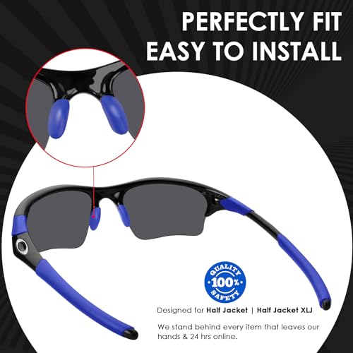 Image of BLAZERBUCK Replacement Sock Kits Earsocks & Nosepieces for Oakley Half Jacket XLJ Sunglass